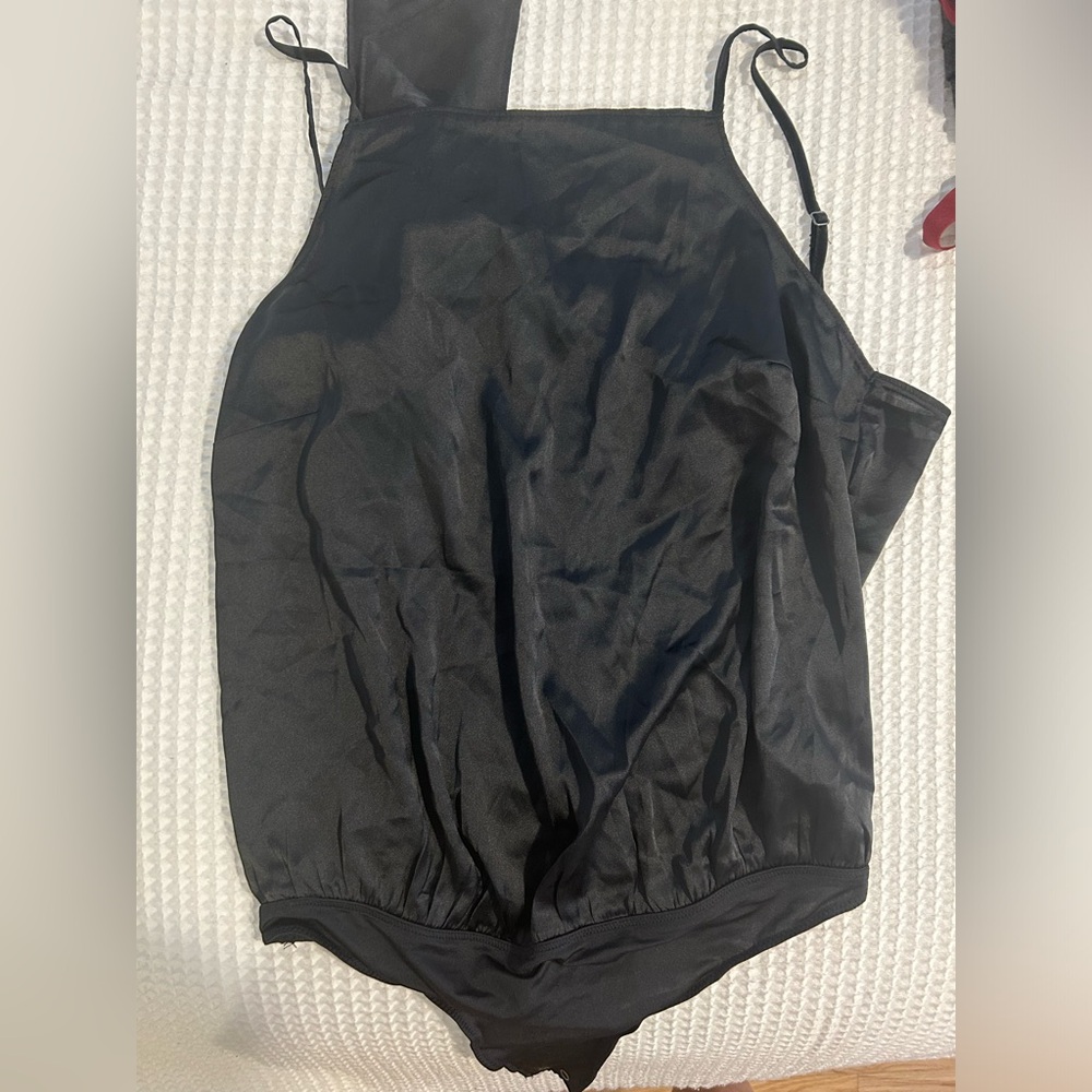 BLACK SHIRT BODYSUIT